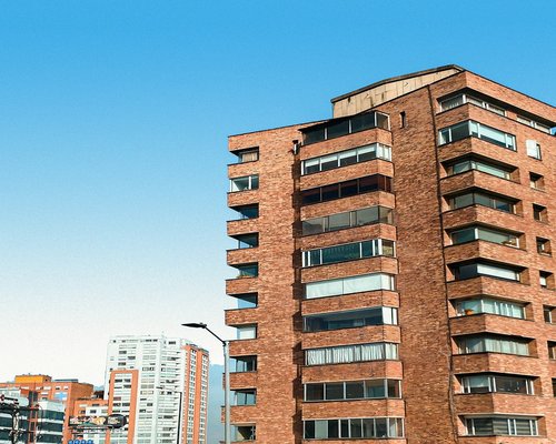 Modern office building in Bogota exterior